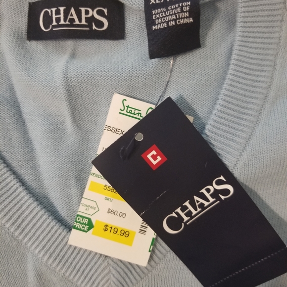 Baby blue cotton pullover - Picture 2 of 4